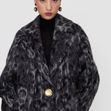 Multicolor Dale Brushed Wool Coat - Joseph
