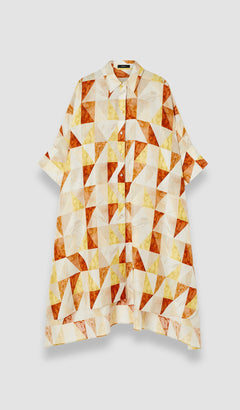 Multicolour Dania Marble Print Dress - Joseph