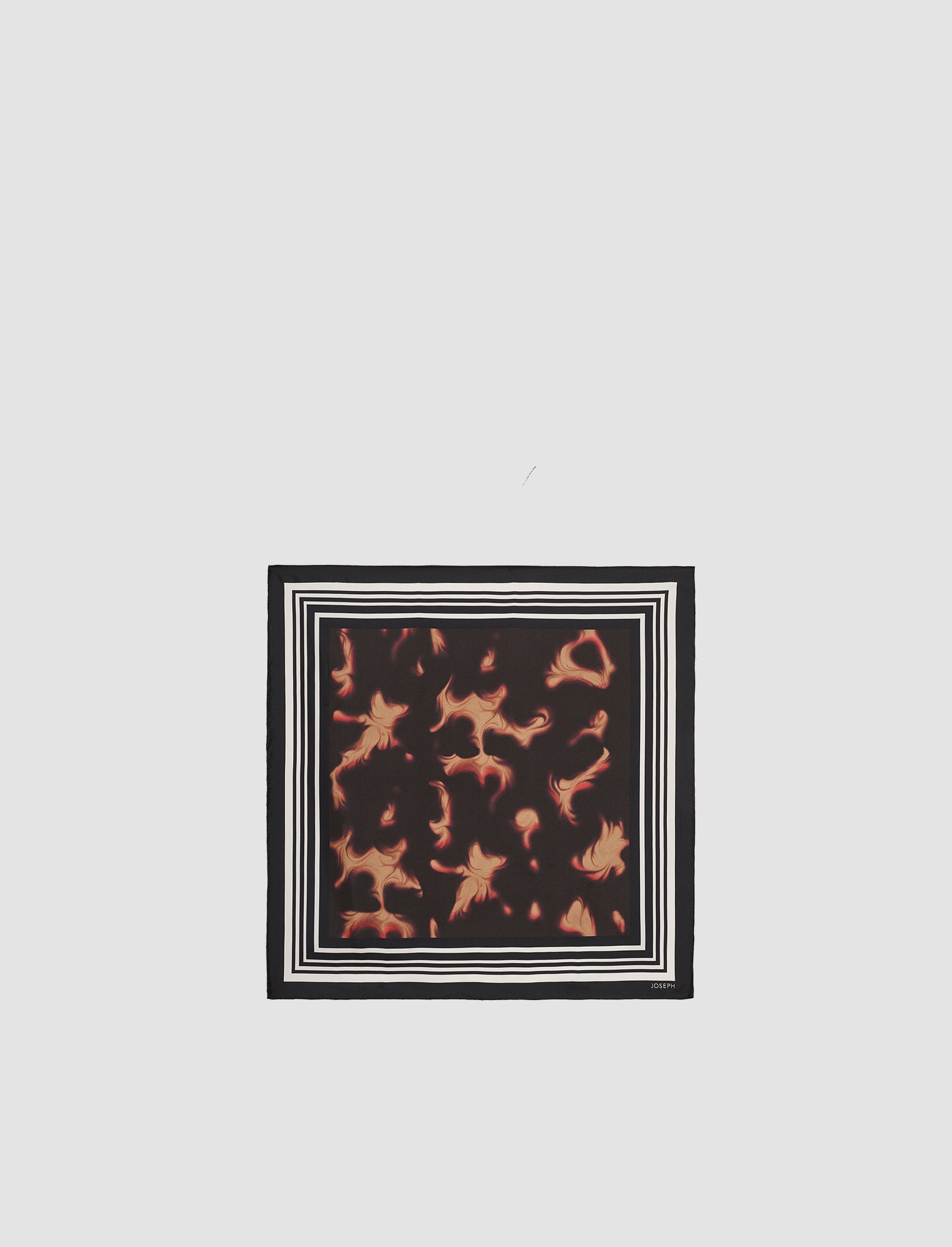 marron-foulard-danica-en-soie-JOSEPH