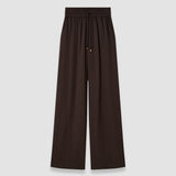 Brown Dee Crepe Trousers - Joseph