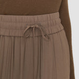 Brown Dee Crepe Trousers - Joseph