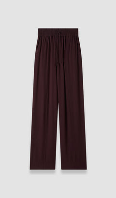 Purple Dee Crepe Trousers - Joseph
