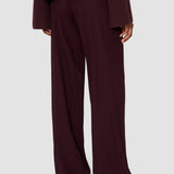 Purple Dee Crepe Trousers - Joseph