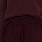 Purple Dee Crepe Trousers - Joseph