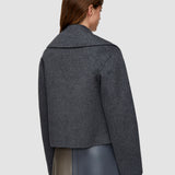 Grey Delano Double Face Cashmere Jacket - Joseph
