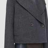 Grey Delano Double Face Cashmere Jacket - Joseph