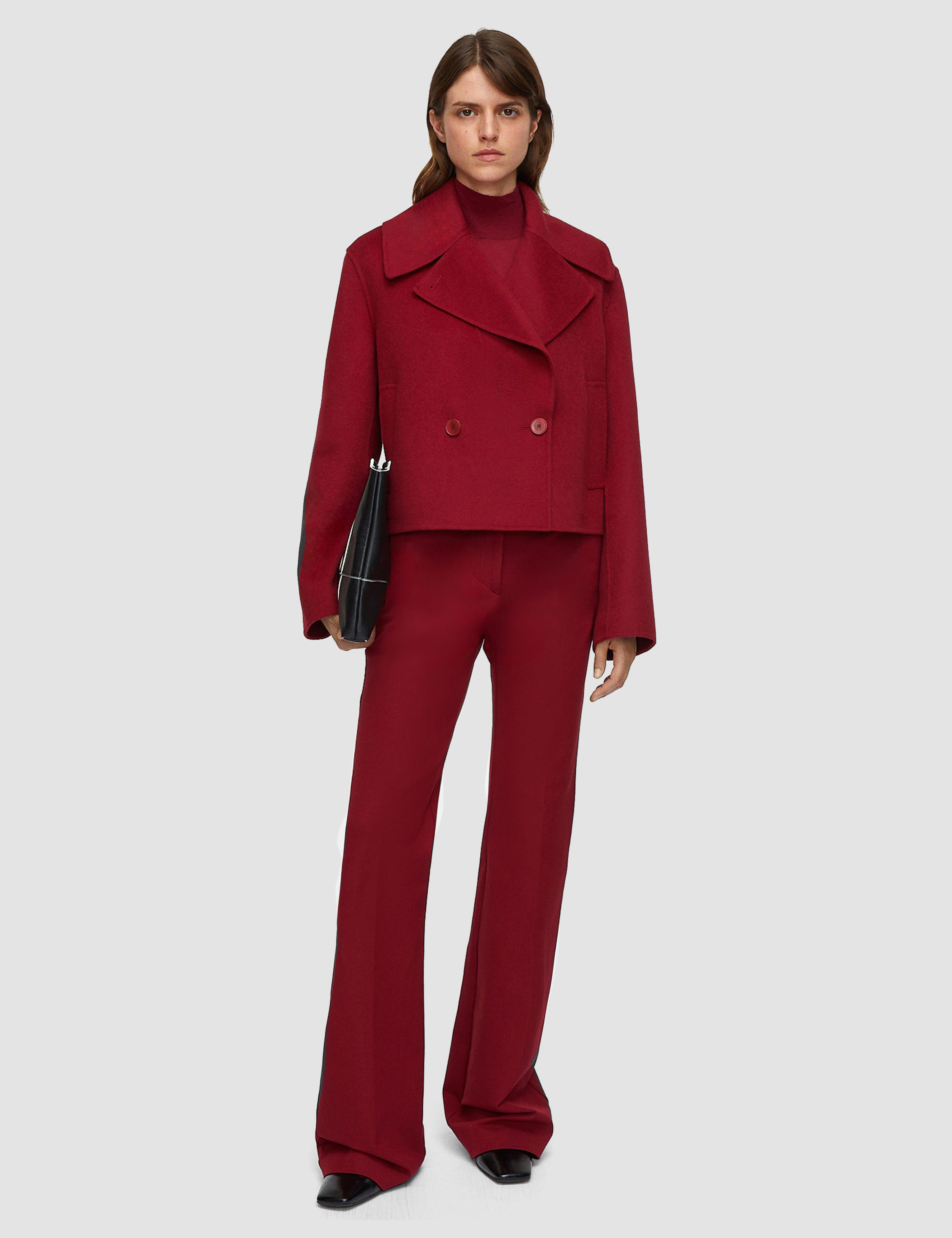 Red Delano Double Face Cashmere Jacket - Joseph