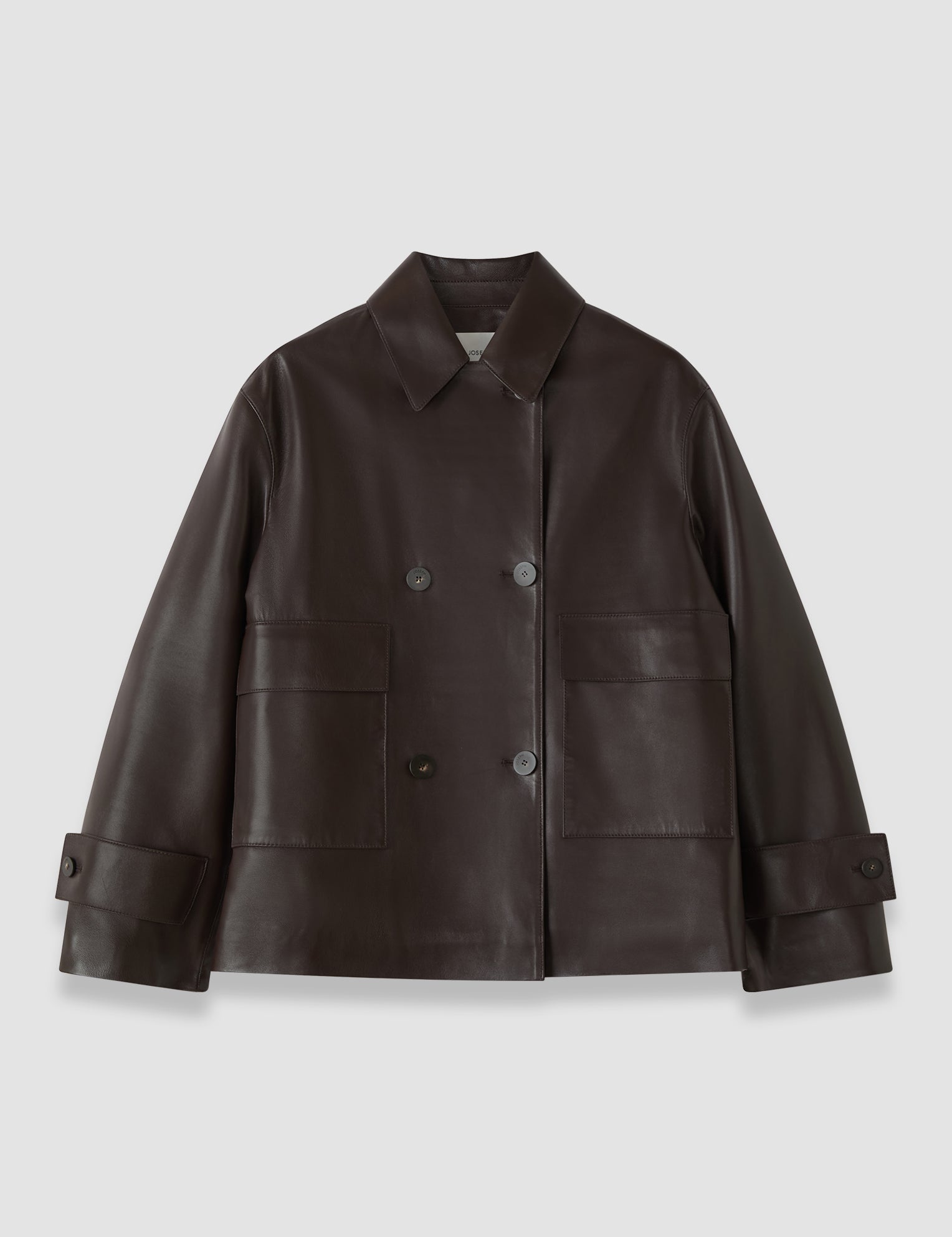 Brown Delia Soft Nappa Jacket - Joseph