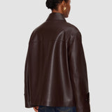 Brown Delia Soft Nappa Jacket - Joseph