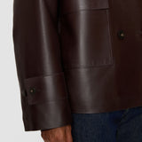 Brown Delia Soft Nappa Jacket - Joseph