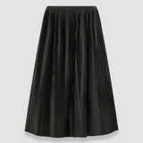Black Didi Light Nappa Leather Skirt - Joseph