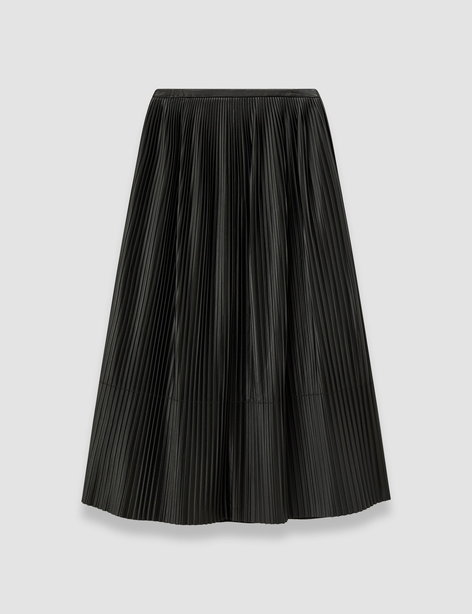 Black Didi Light Nappa Leather Skirt - Joseph