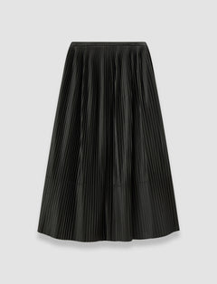 Black Didi Light Nappa Leather Skirt - Joseph