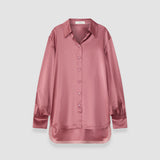 Pink Dieu Double Satin Blouse - Joseph