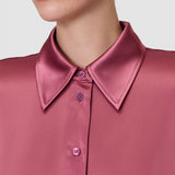 Pink Dieu Double Satin Shirt - Joseph