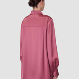 Pink Dieu Double Satin Shirt - Joseph