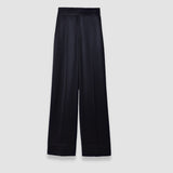 Black Dijon Double Satin Trousers - Joseph