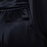 Black Dijon Double Satin Trousers - Joseph