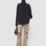 Multicolour Dijon Printed Crinkle Trousers - Joseph