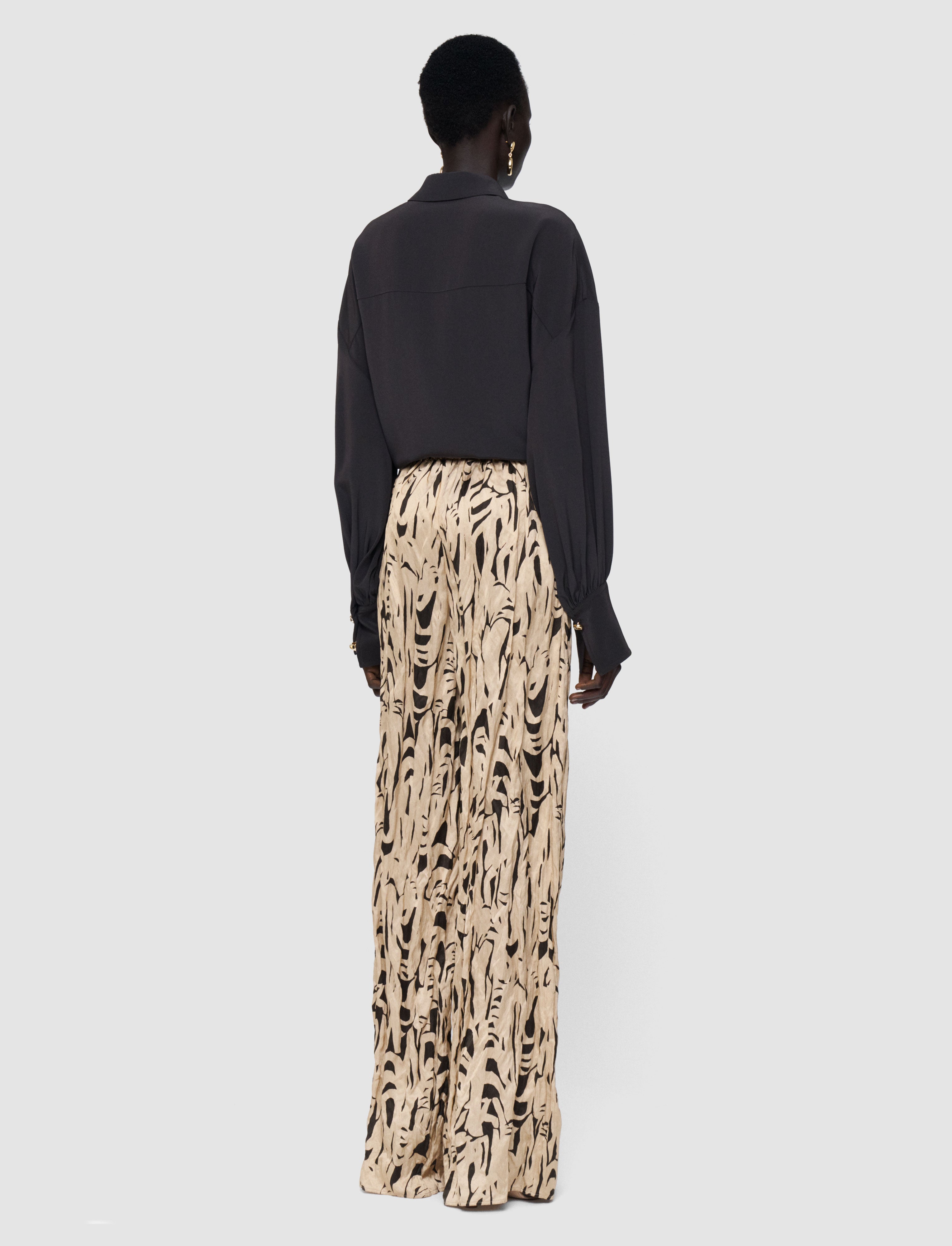 multicolour-dijon-printed-crinkle-trousers-JOSEPH