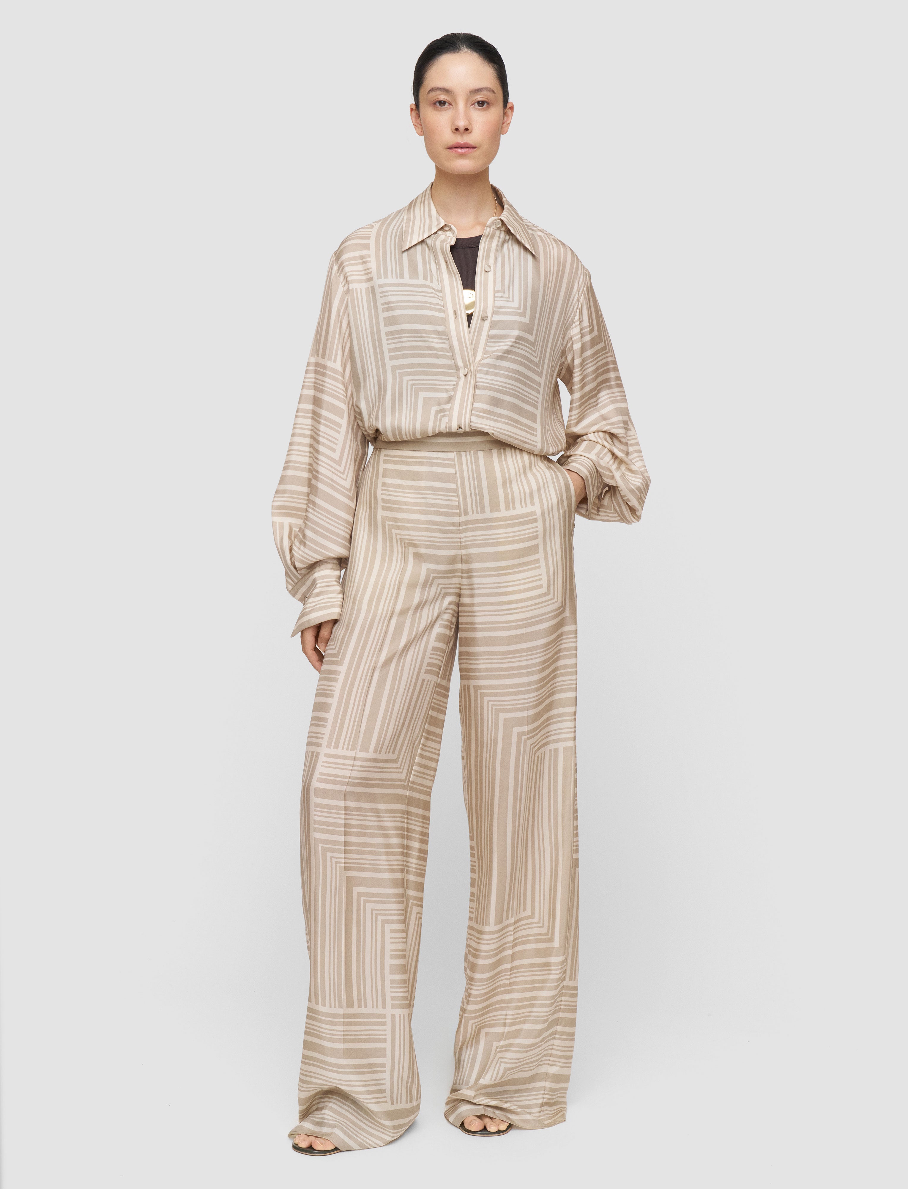 beige-pantalon-dijon-en-soie-imprimee-JOSEPH