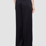Black Dijon Silk Satin Trousers - Joseph