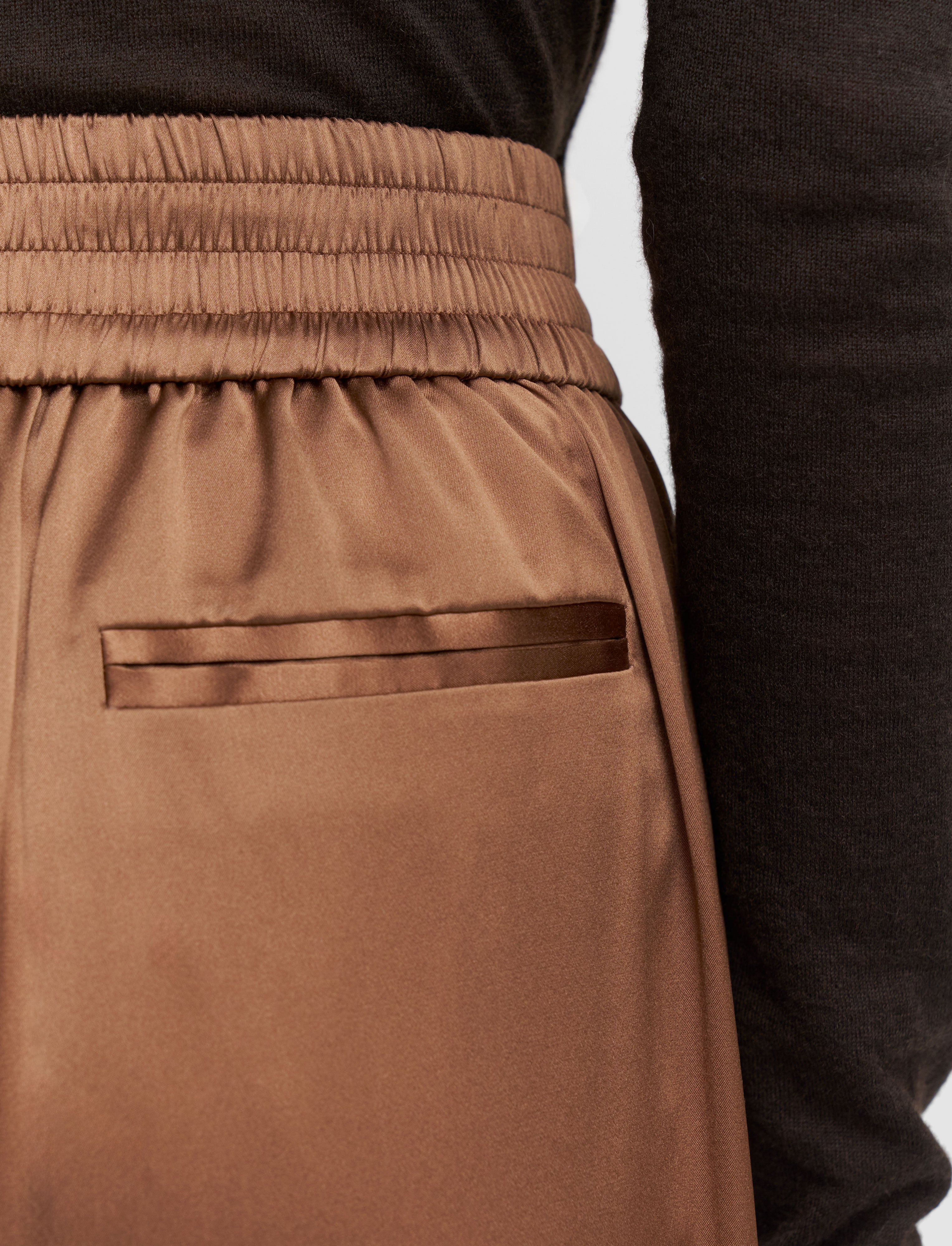 brown-dijon-silk-satin-trousers-JOSEPH