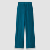 Blue Dijon Silk Stripe Trousers - Joseph