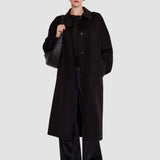 Black Donna Double Face Cashmere Coat - Joseph