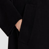 Black Donna Double Face Cashmere Coat - Joseph