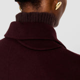 Purple Donna Double Face Cashmere Coat - Joseph