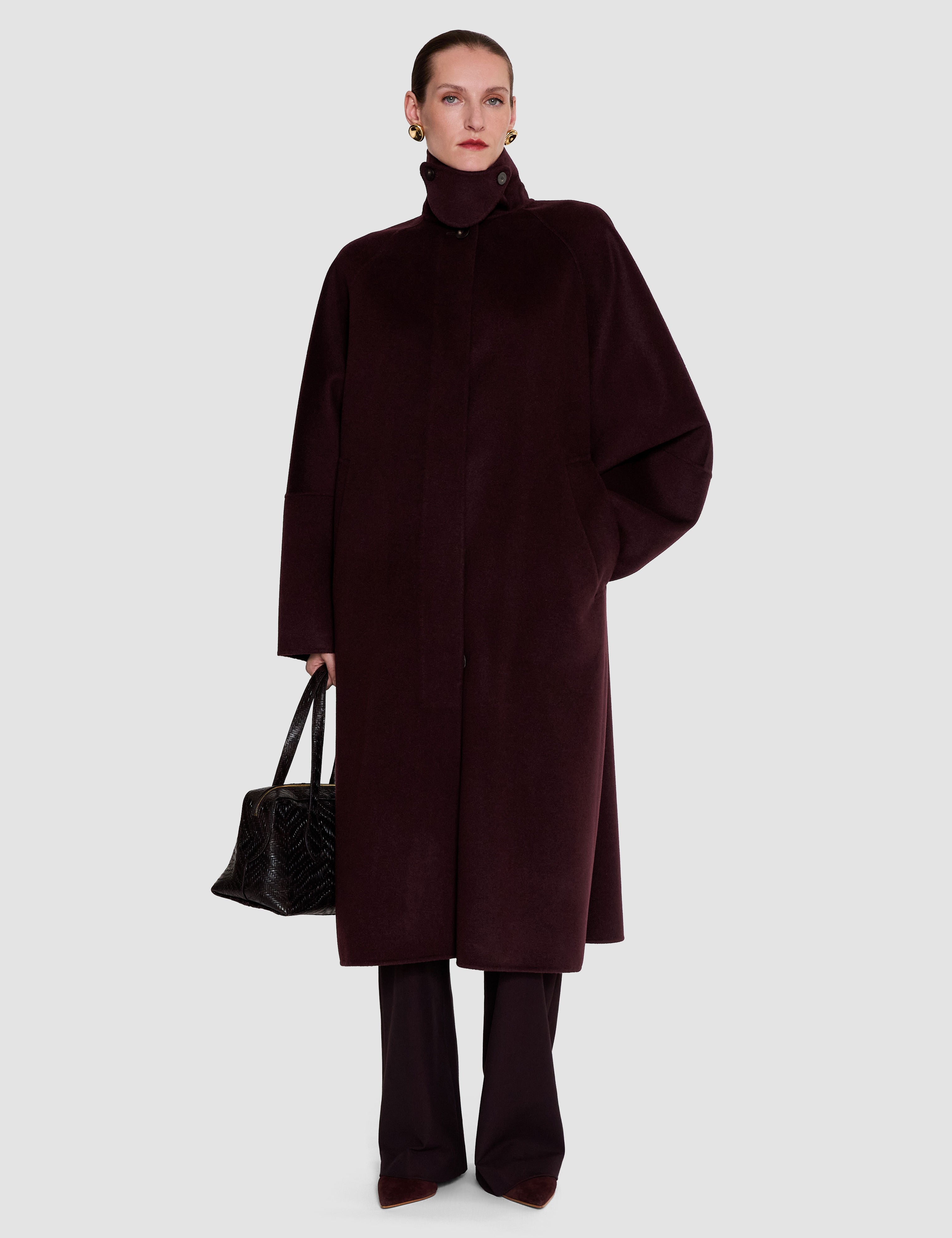 Purple Donna Double Face Cashmere Coat - Joseph