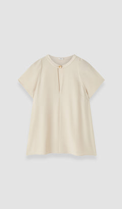 Beige Donna Crepe Top - Joseph