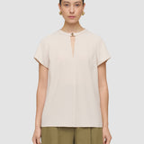 Beige Donna Crepe Top - Joseph