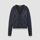 Blue Doris Lurex Snake Knit Knitwear - Joseph