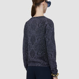 Blue Doris Lurex Snake Knit Knitwear - Joseph