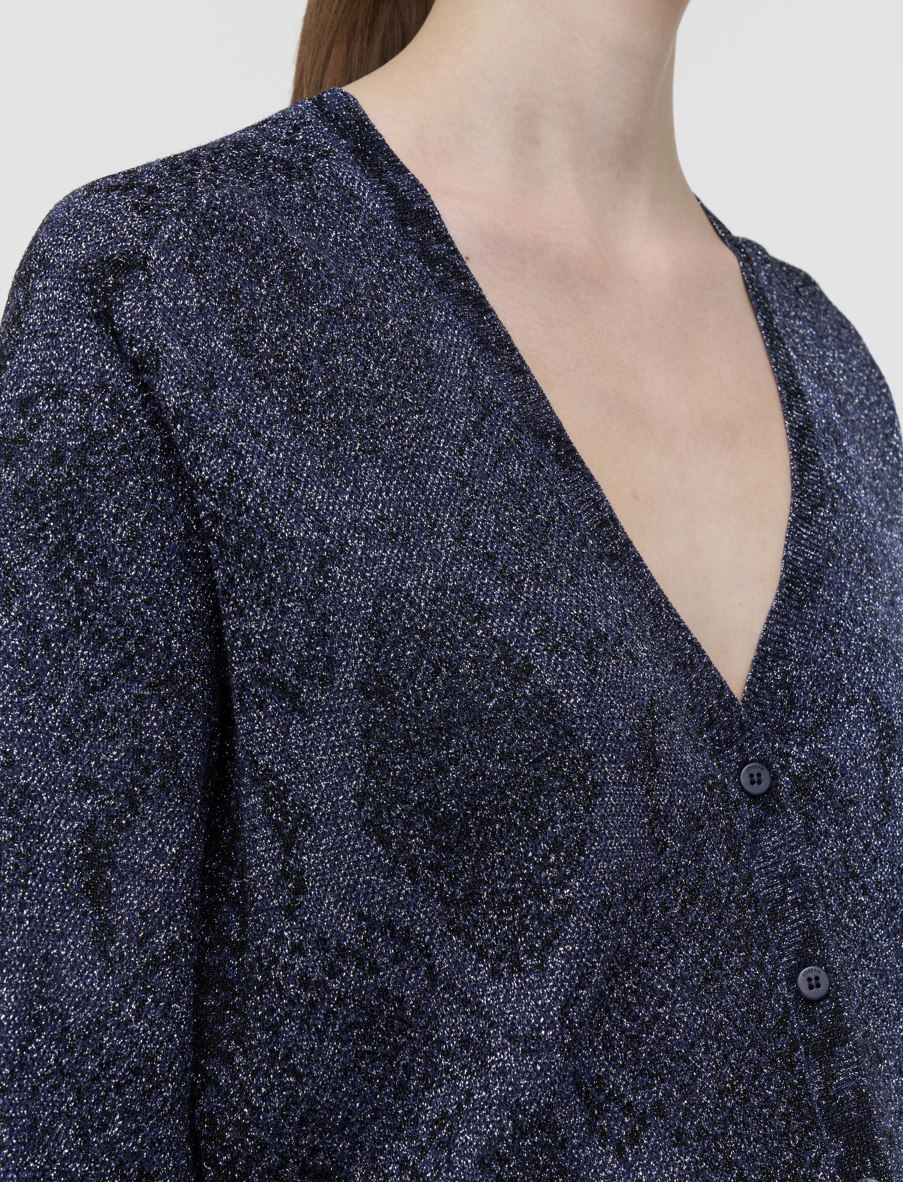 blue-doris-lurex-snake-knit-cardigan-JOSEPH