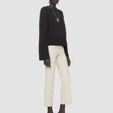 Pantalon Duke en cuir stretch 