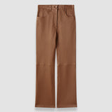 Pantalon Duke en cuir stretch 