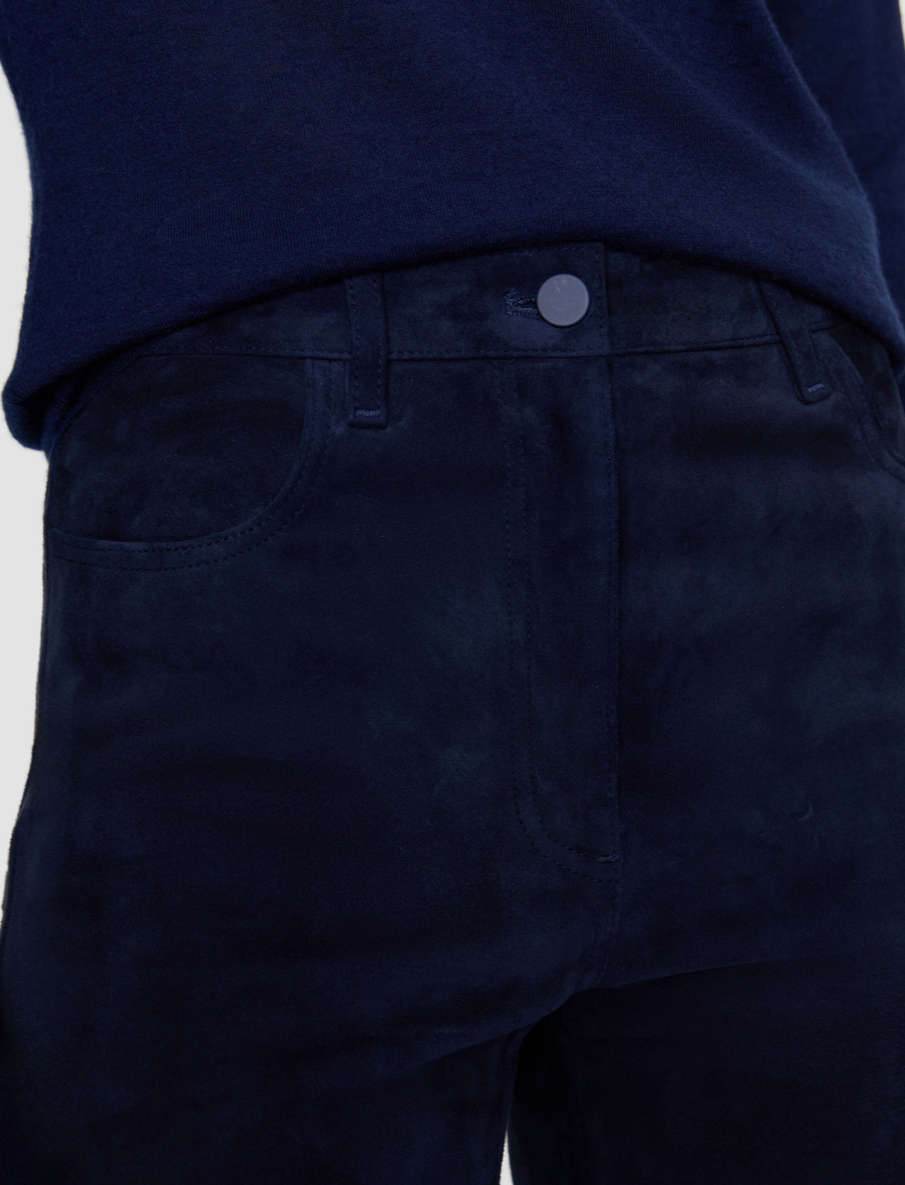bleu-pantalon-duke-en-daim-stretch-JOSEPH