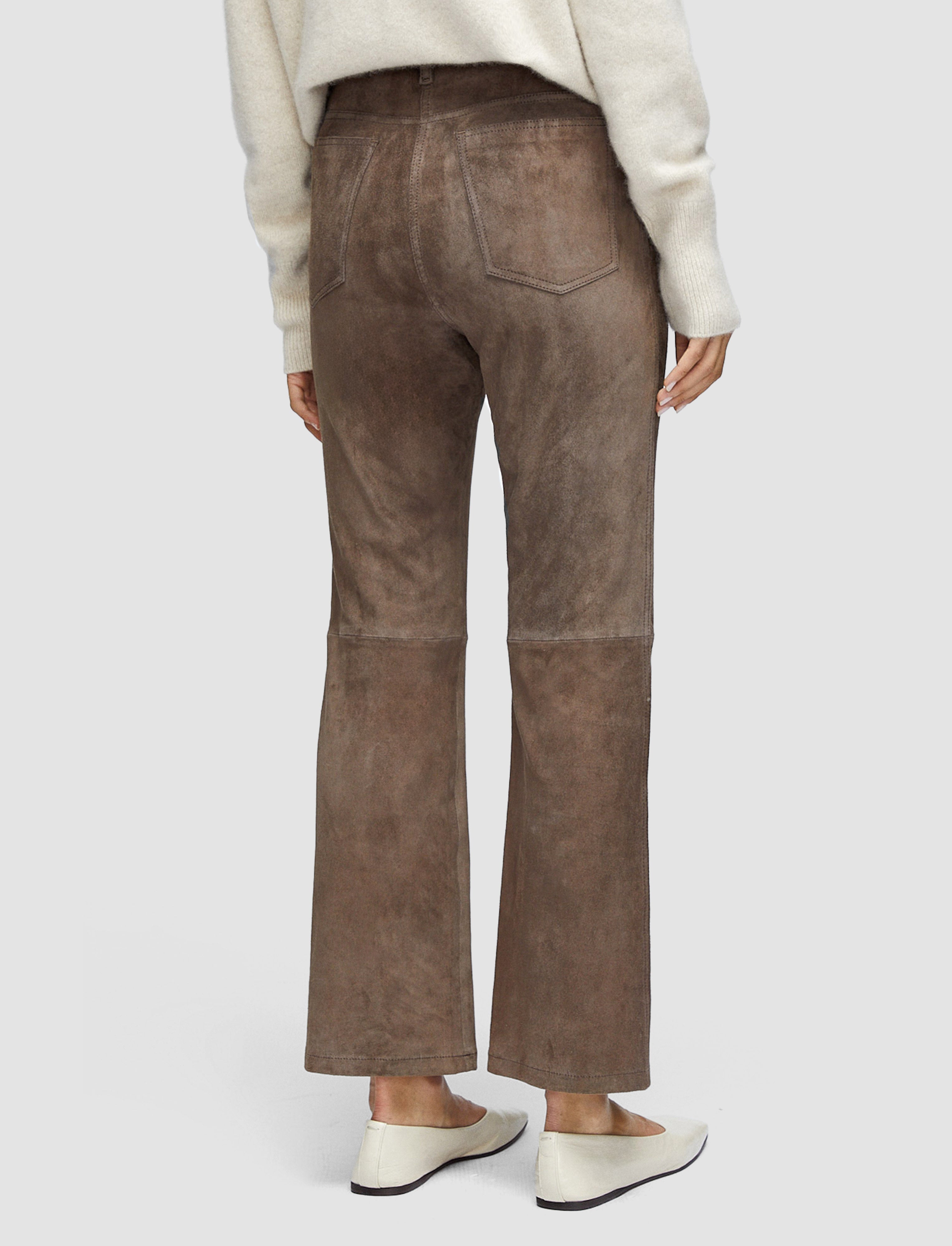 brown-duke-suede-stretch-trousers-JOSEPH