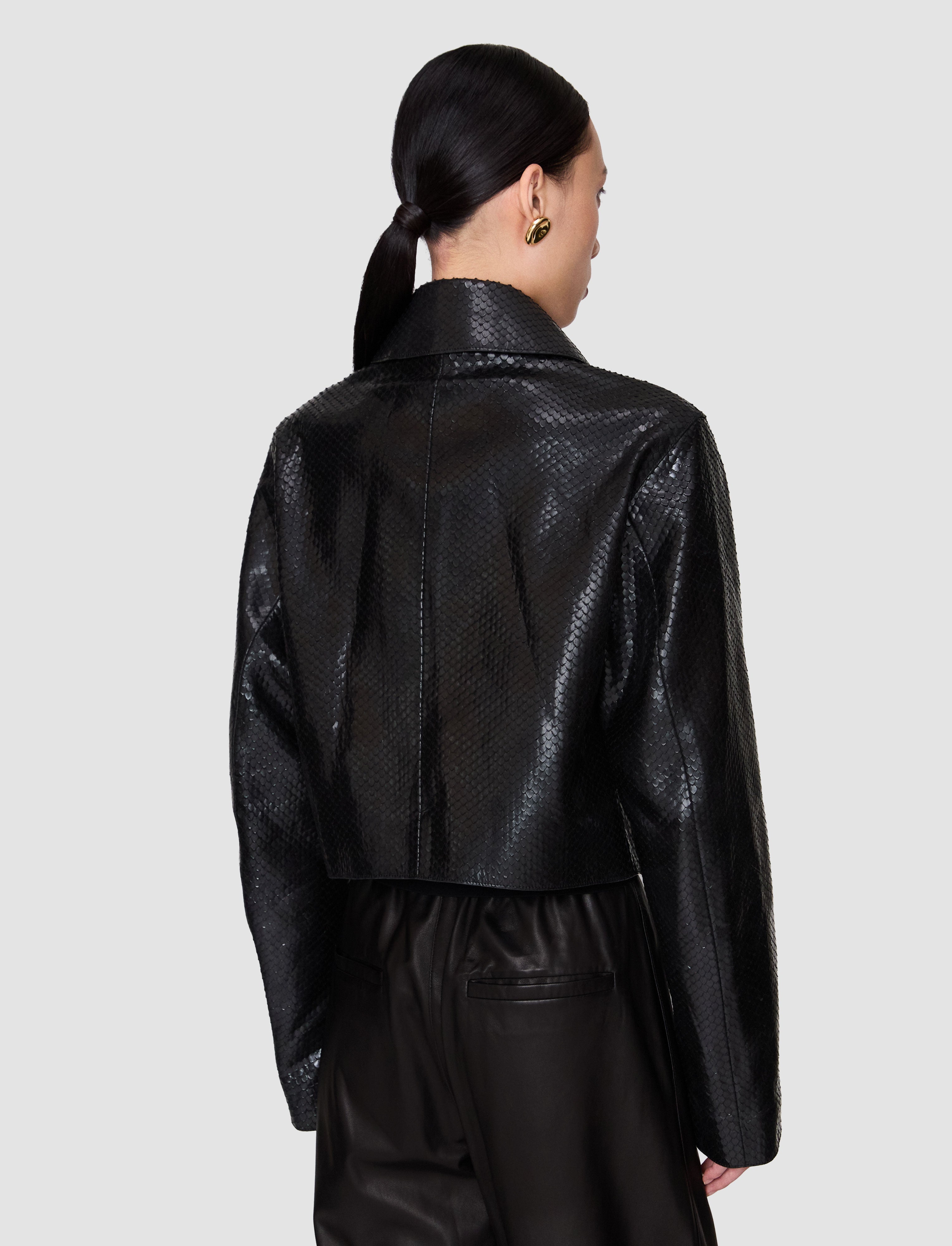 black-edale-scaled-leather-jacket-JOSEPH