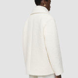 White Eddie Wool Boucle Coat - Joseph