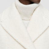 White Eddie Wool Boucle Coat - Joseph
