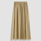Green Elba Silk Blend Crepe Skirt - Joseph