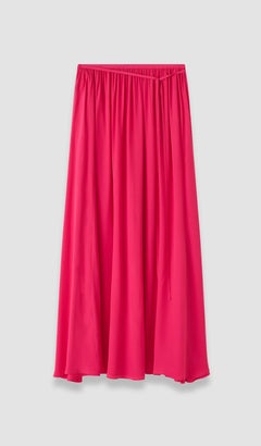 Pink Elba Silk Blend Crepe Skirt - Joseph