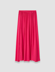 Pink Elba Silk Blend Crepe Skirt - Joseph