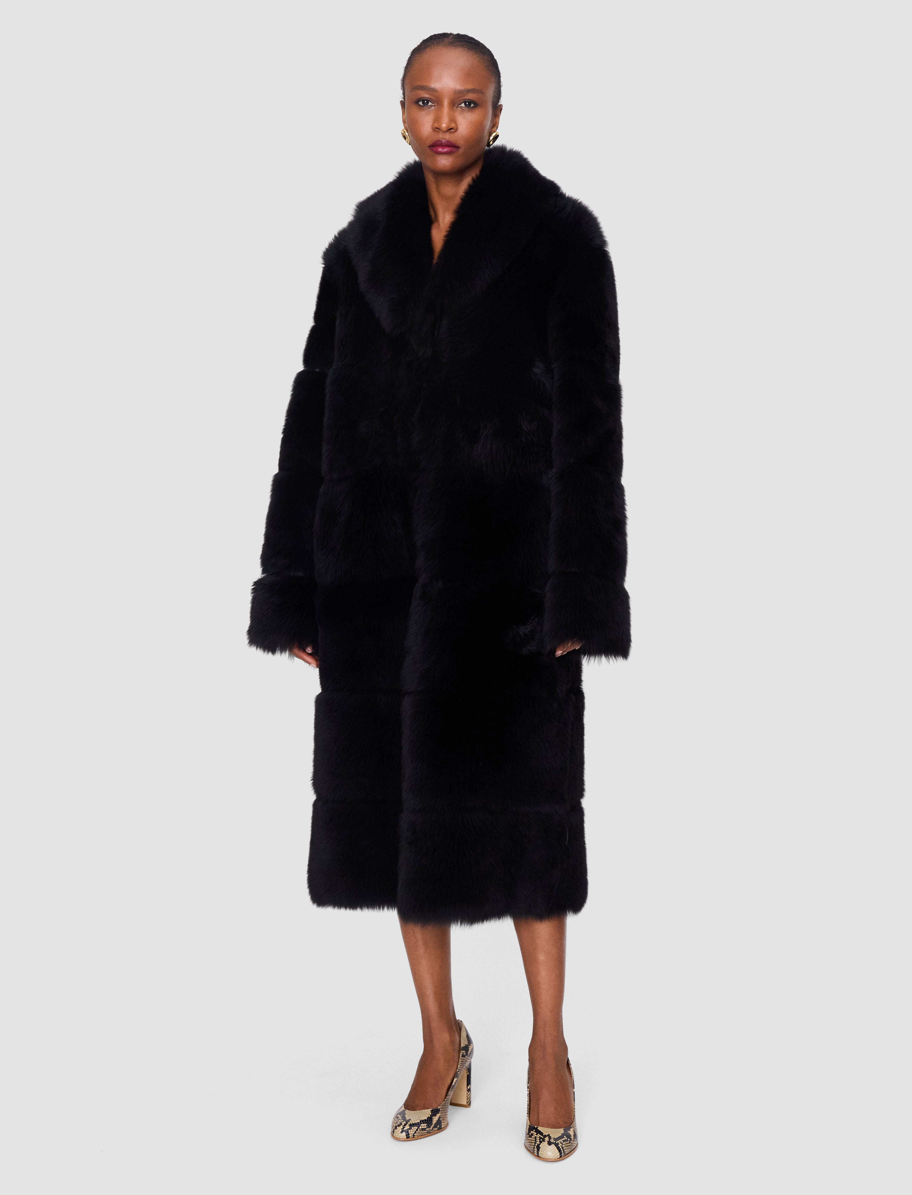 marron-manteau-elektra-en-shearling-long-poil-JOSEPH