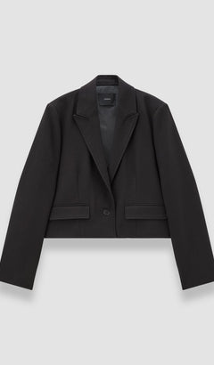 Grey Elia Flannel Wool Jacket - Joseph