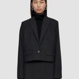 Grey Elia Flannel Wool Jacket - Joseph